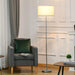 HOMCOM Floor Lamp B31-263 Silver, Cream White