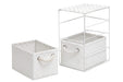 ARPAN Storage Cabinet with 2 Drawers Polypropelene White 18 x 25 x 33 cm