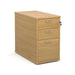 Desk High Pedestal with 3 Lockable Drawers Wood R25DH8O 426 x 800 x 725mm Oak