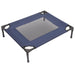 PawHut Pet Bed Blue, Black 610 mm x 762 mm x 180 mm