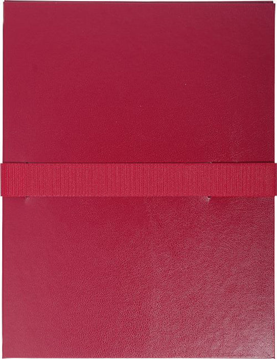 Exacompta Expanding File 624E A4 Balacron 24 (W) x 32 (H) cm Burgundy Pack of 10