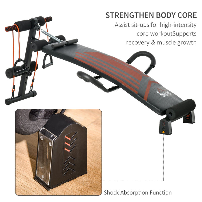 HOMCOM Sit-Up Bench 9000 g Black