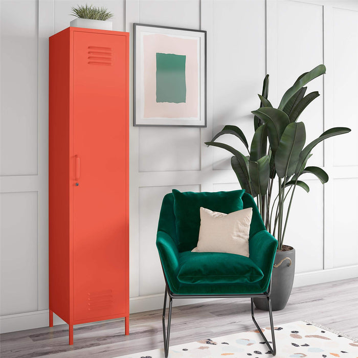 Novogratz Storage Cabinet 5244813COMNUK Orange 380 (W) x 400.1 (D) x 1,849.9 (H) mm