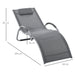 OutSunny Ergonomic Lounge Chair Dark Grey