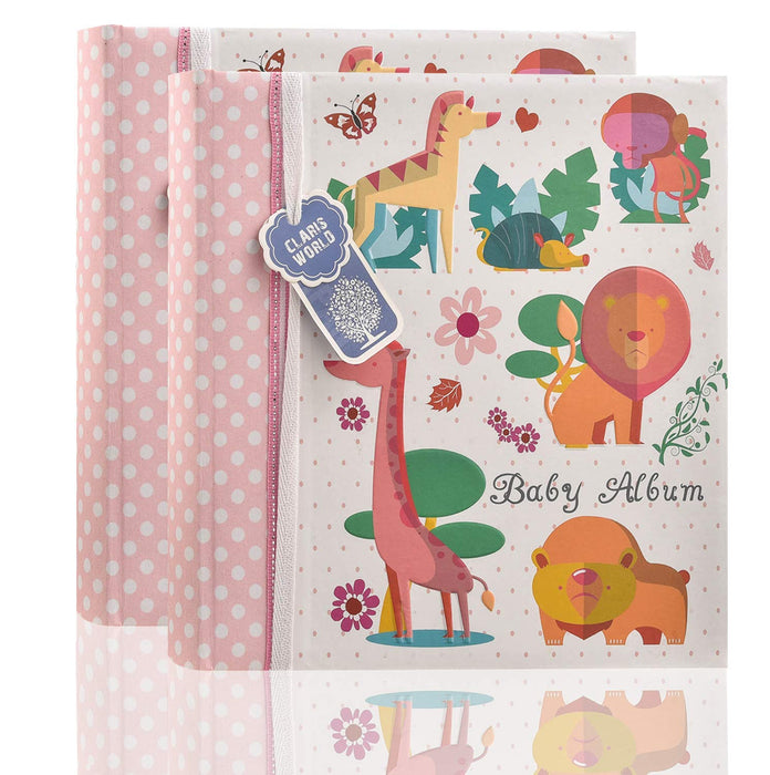 ARPAN Photo Album BA-1634-X2 200 6X4'' Pictures Pink Pack of 2