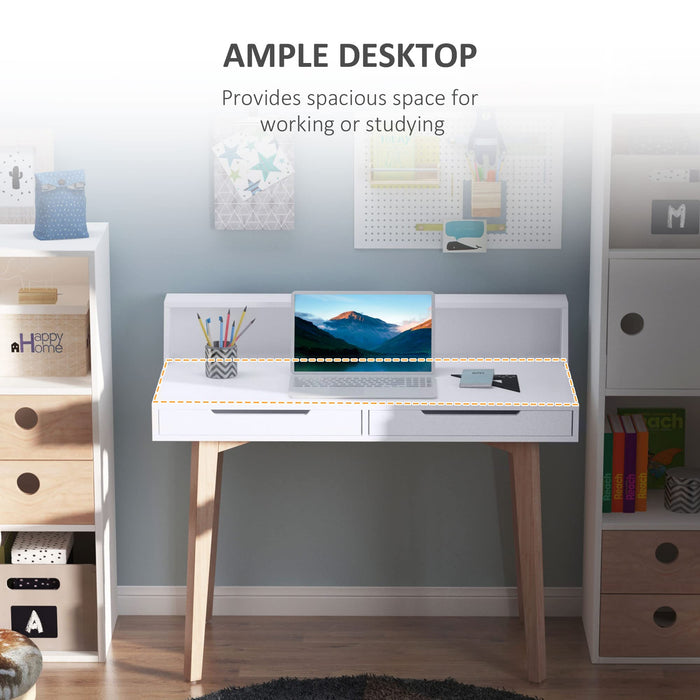 HOMCOM Desk White 550 x 915 mm