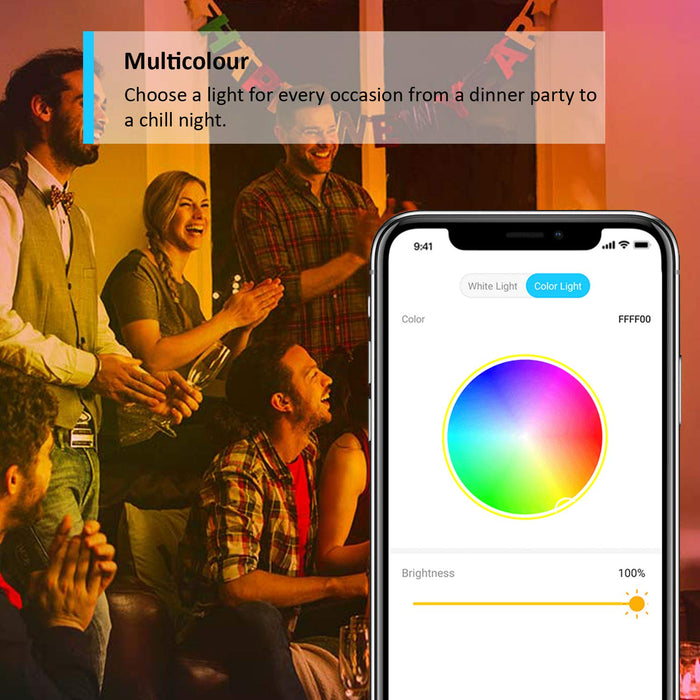 TP-Link Tapo Smart Wi-Fi Light Bulb Multicolour 4 Pack