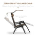 OutSunny Lounge Chair Steel 650 x 890 x 1,130 mm Brown