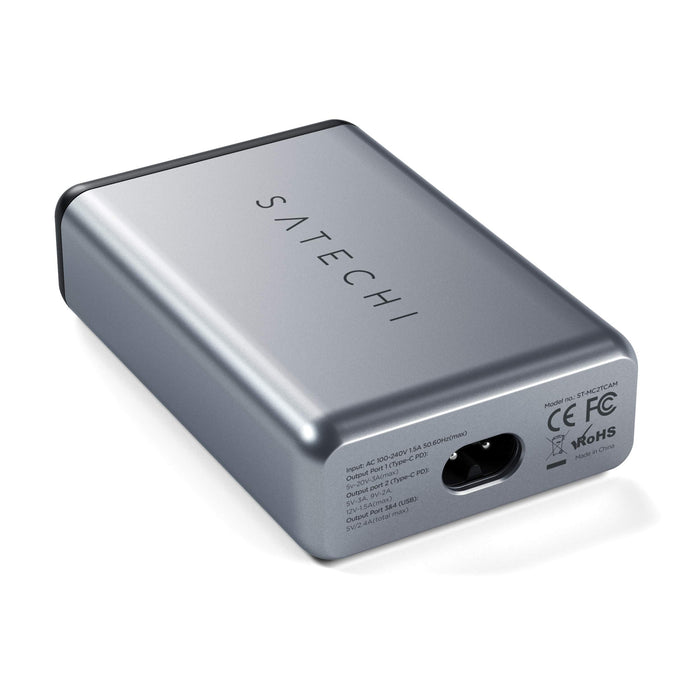 Satechi Travel Charger ST-MC2TCAM-UK Space Grey