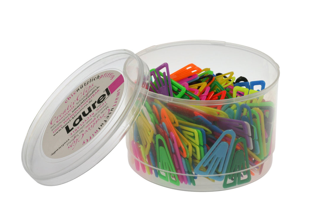 Laurel Paper Clips 126130399 Polystyrene Assorted 3.5 cm Pack of 200