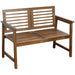 OutSunny Bench 548 x 1,086 x 810 mm Poplar Wood Brown