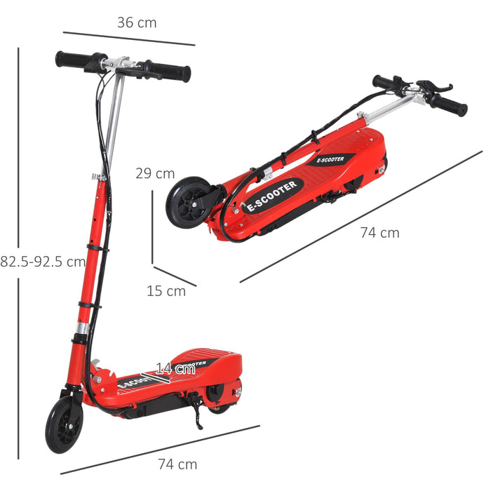 HOMCOM E-Scooter AA1-056V02RD Red