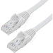 StarTech.com 50ft CAT6 Gigabit Ethernet RJ45 UTP Patch Cable White ETL Verified