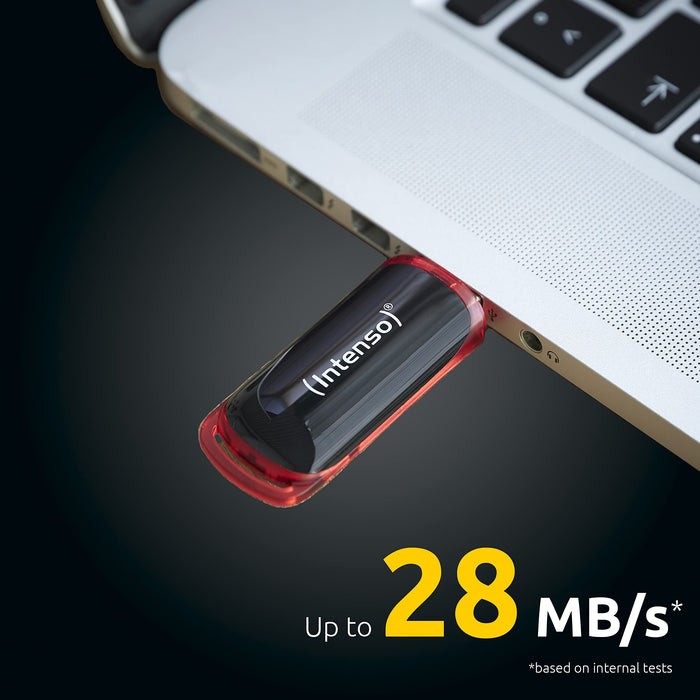 Intenso USB 2.0 Flash Drive Business Line 64 GB Black, Red