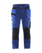 BLÅKLÄDER Trousers 15551860 Cotton, PL (Polyester) Black, Cornflower Blue Size 47S