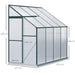 OutSunny Greenhouse 1.27 x 2.53 x 2.2 m Green