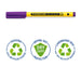 Staedtler Noris Handwriting Pen 0.6mm Line Purple (Pack 10) - 307-6