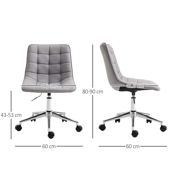 Vinsetto Office Chair 921-361 Grey 60 (W) x 60 (D) x 90 (H) mm