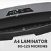 Fellowes Calibre 44.9 x 14.5 x 10.9 cm A4 Laminator 500 mm/min. 125 Microns 1 min warm-up period