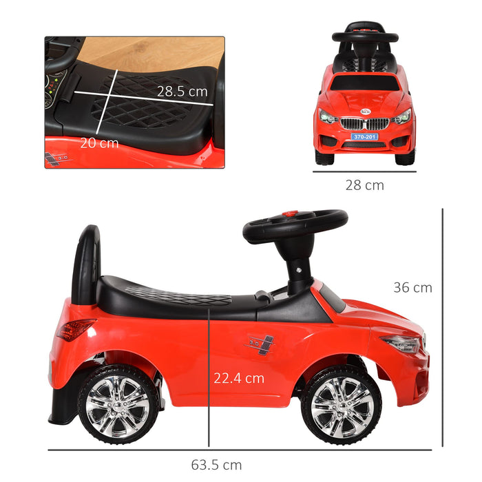 HOMCOM Ride on Car 18-36 months Red 370-201RD