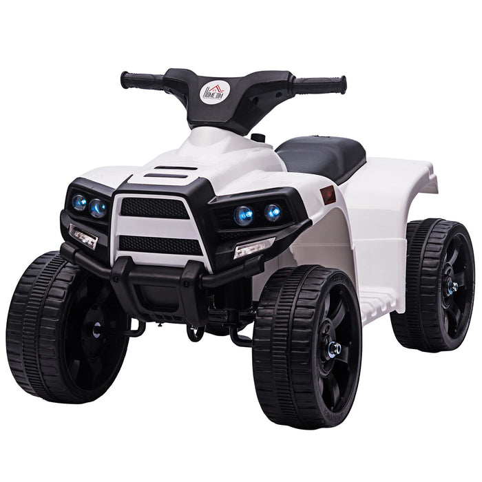 HOMCOM 6 V Kids Ride on Cars Electric ATV White,Black