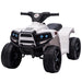 HOMCOM 6 V Kids Ride on Cars Electric ATV White,Black