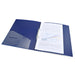 Rapesco Ring Binder 1660 Polypropylene A4 2 ring 35 mm Spine Blue Pack of 4