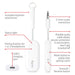 Twelve SouthHeadphone Adapter AirFly 12-1911 White