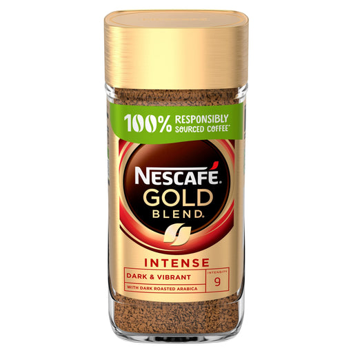 Nescafé Gold Intense Caffeinated Instant Coffee Jar Dark 200 g