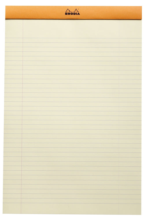 Rhodia A4 Legal Pad Yellow 80 gsm 80 Sheets