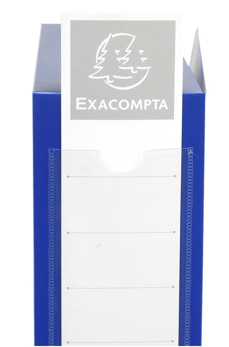 Exacompta Transfer Files 59832E A4 Blue Polypropylene 2.5 x 24 x 3.3 cm Pack of 10