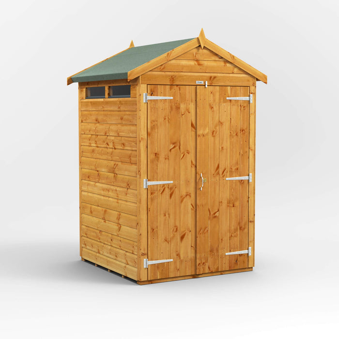 Power Garden Shed 44PASSDD Golden Brown 4x4