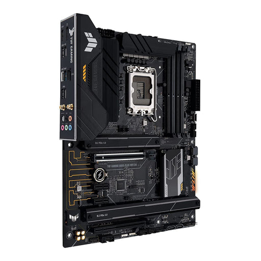 ASUS TUF GAMING B660-PLUS WIFI D4 - Motherboard - ATX - LGA1700 Socket - B660 Chipset - USB 3.2 Gen 1, USB 3.2 Gen 2, USB-C 3.2 Gen2, USB-C 3.2 Gen 2x2 - 2.5 Gigabit LAN, Wi-Fi 6, Bluetooth - onboard graphics (CPU required) - HD Audio (8-channel)