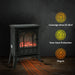 Homcom Electric Freestanding Fireplace with LED Flame Effect