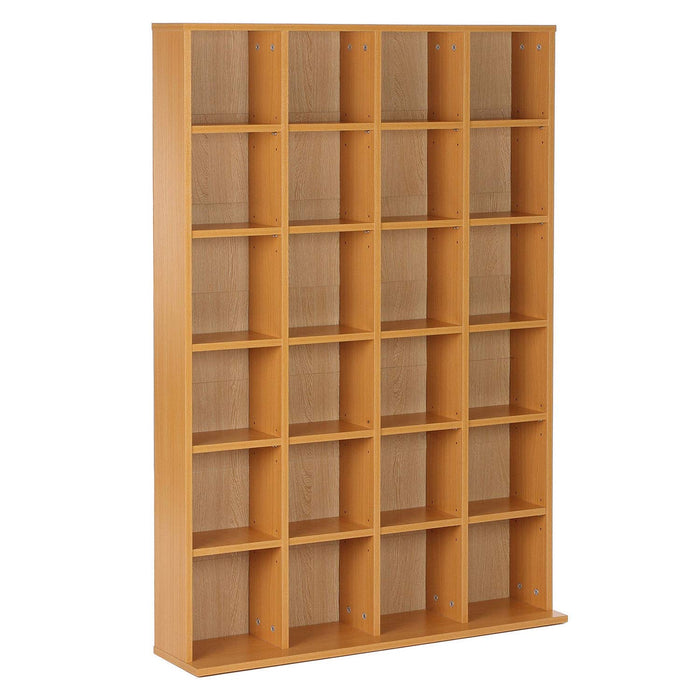 Homcom Shelving Unit for 420 CDS Beech