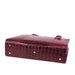 SOCHA Ladies Laptop Bag Croco Burgundy 15.6 Inch Synthetic Leather Wine Red 42 x 13 x 31.5 cm