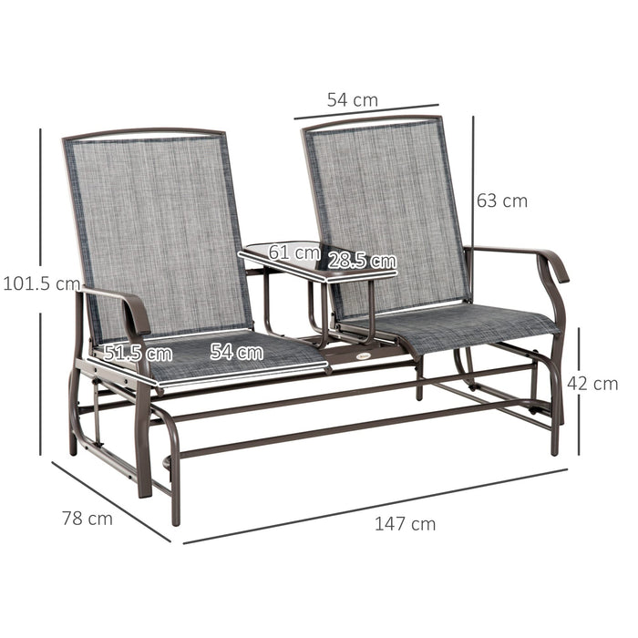 OutSunny Rocking Chair 84A-011 Black