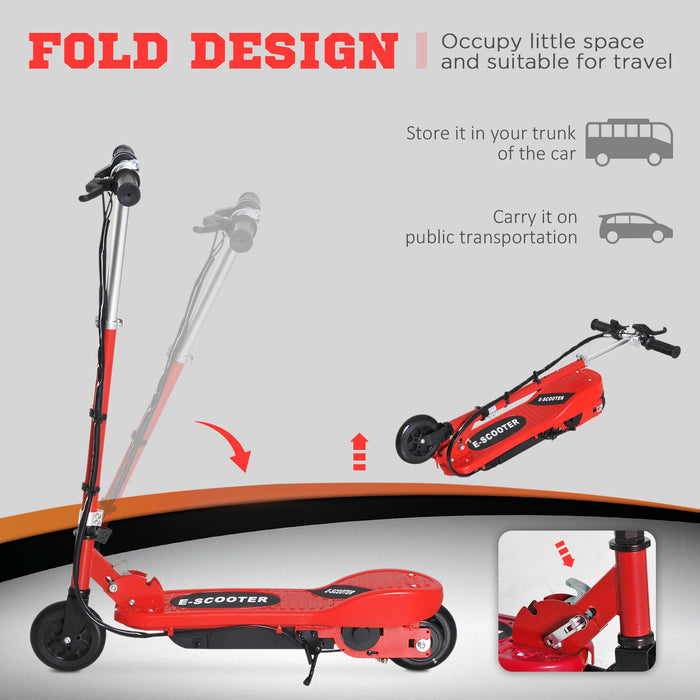 HOMCOM E-Scooter AA1-056V02RD Red