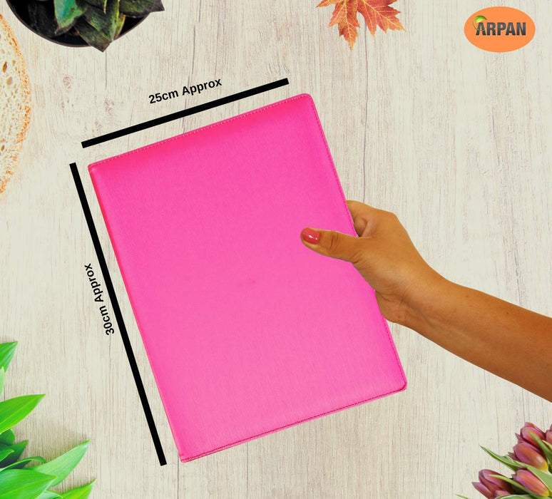 ARPAN Display Book A4 Pink 24 Pockets