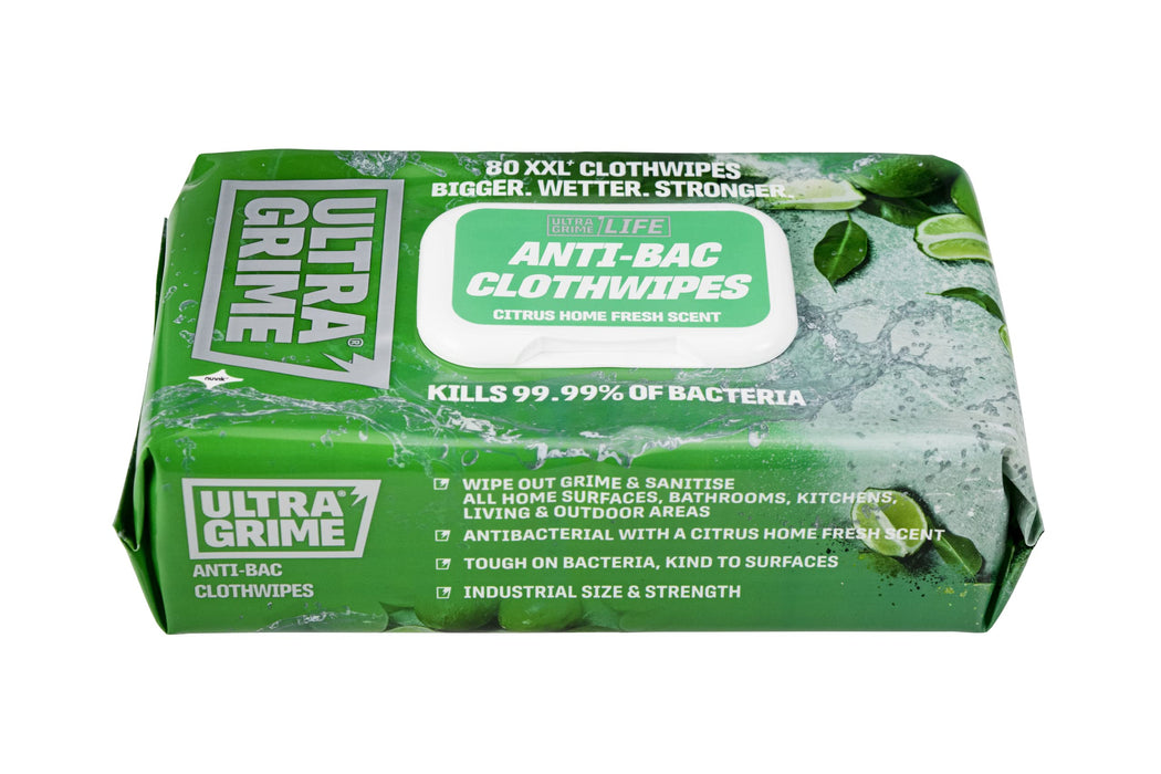 uniwipe UltraGrime Life Disinfectant Wipes Green 29 x 12 x 16 cm Pack of 80