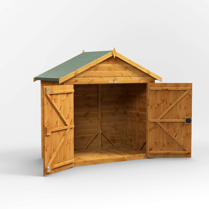 Power Garden Shed 36PAB Golden Brown 3x6