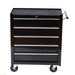 Homcom Storage Cabinet with 2 Keys Black