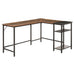 HOMCOM L-shape Computer Desk Brown 1,200 x 750 mm