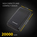 Intenso Powerbank XS 20000 mAh Black