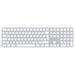 Apple Magic Keyboard with Touch ID and Numeric Keypad - Keyboard - Bluetooth, USB-C - QWERTZ - Hungarian