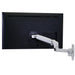 Ergotron LX - Mounting kit (monitor arm) - for LCD display - aluminium - white - screen size: up to 34" - wall-mountable