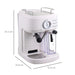 HOMCOM Set of 5 Coffee Machine SS304 White