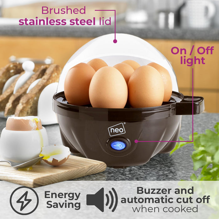 NEO Egg Boiler COP-EGG Plastic Black, Copper