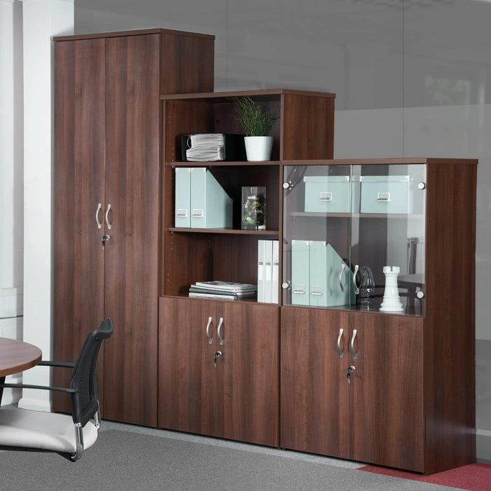 Dams International Combination Unit with Lockable Door and 3 Shelves Universal 800 x 470 x 1440 mm Beech