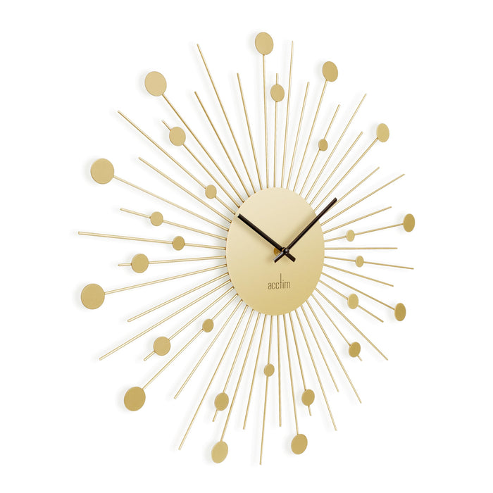 Acctim Wall Clock 29648 50 x 3.5 x 50 cm Brass